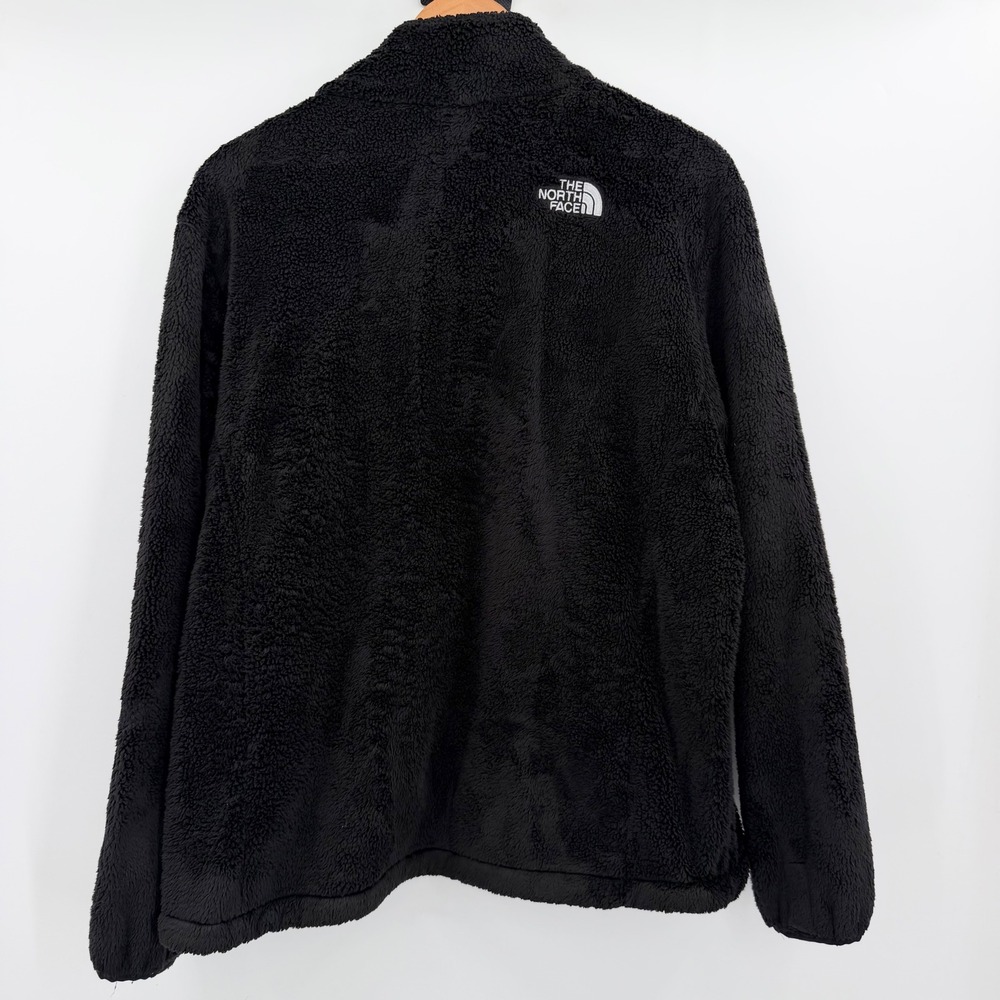 The North Face Osito Women's Black Fleece Jacket Full Zip High Pile Soft XL